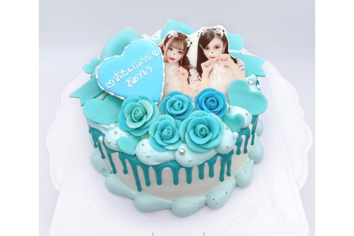 リボン♡薔薇 お写真ケーキ（９色） – 【オーダーケーキの通販・専⾨店