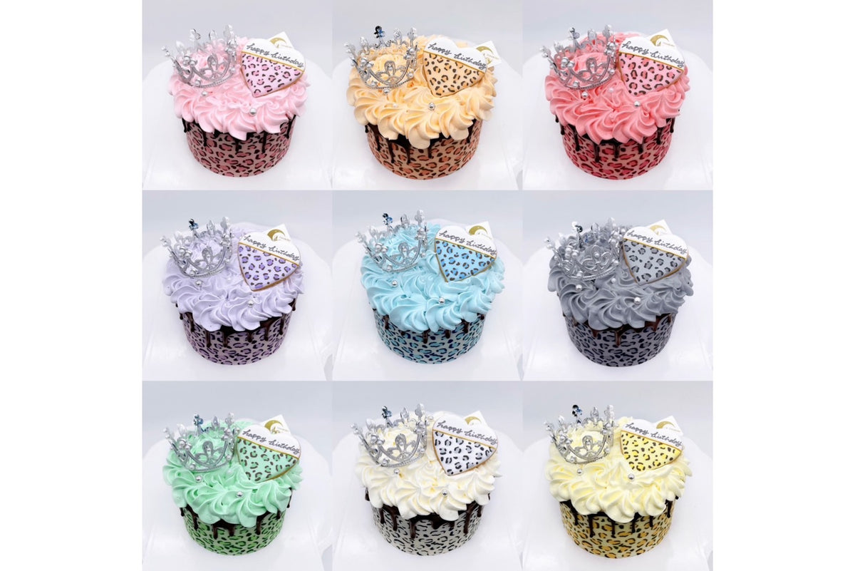 レオパード柄ケーキ（紫） – 【オーダーケーキの通販・専⾨店】⼤阪