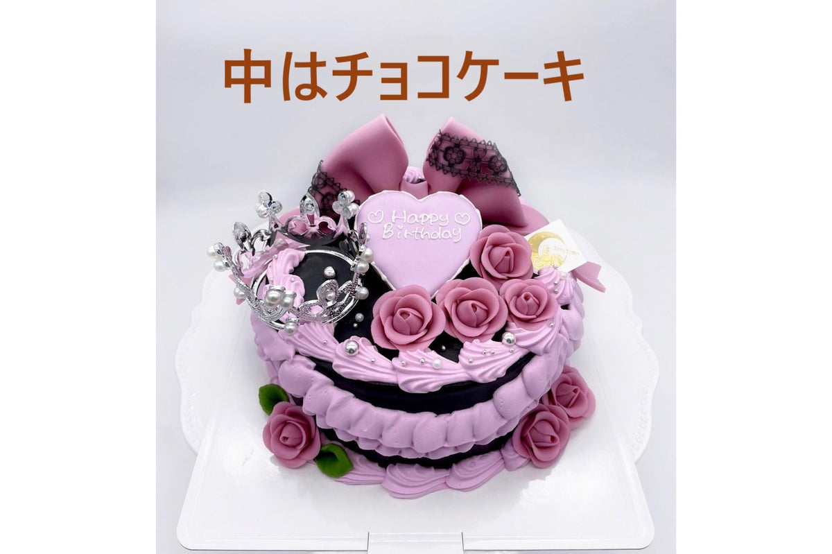 エレガントレースリボンケーキ – 【オーダーケーキの通販・専⾨店  